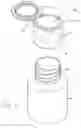 Fig. 02 - Closure element for cosmetic product containers and the like