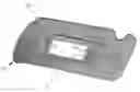 Fig. 01 - Molded visor with integral vanity frame