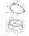 Fig. 02 - Thrust bearing comprising a spacing member