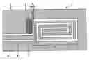 Fig. 01 - Coupling structure, resonator excitation structure and filter for coplanar-waveguide circuit