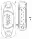 Fig. 08 - Hermetically sealed multi feed-through pin electrical connector