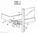 Fig. 02 - Foundation headboard bracket system for bed