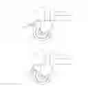 Fig. 04 - Shopping cart with trailing end brake kit
