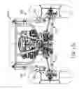 Fig. 16 - Reduced-size vehicle with complementary internal compartments and suspension system components