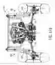 Fig. 17 - Reduced-size vehicle with complementary internal compartments and suspension system components