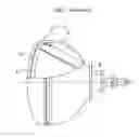 Fig. 02 - Shadow mask for cathode ray tube having predetermined radius of curvature