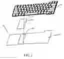 Fig. 02 - Waterproof and heat-dissipating structure of computer keyboard
