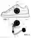 Fig. 02 - Shoe with animated electro-luminescent display