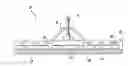 Fig. 01 - Self leveling bracket/stabilizer for fluorescent lighting fixtures with controlled uplight capability
