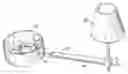 Fig. 01 - Connector assembly for a lamp on a pendent lamp
