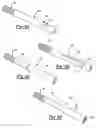 Fig. 07 - Internal fixation assemblies and associated instruments