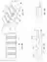 Fig. 10 - Intermediate bone block and its use in bone block assemblies and assembled bone-tendon-bone grafts
