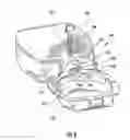 Fig. 07 - Liquid container with hingedly attached funneled dish