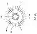 Fig. 58 - Coaxial-flow heat transfer system employing a coaxial-flow heat transfer structure having a helically-arranged fin structure disposed along an outer flow channel for constantly rotating an aqueous-based heat transfer fluid flowing therewithin so as to improve heat transfer with geological environments