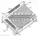 Fig. 01 - Plastic pallet having diagonally corrugated deck