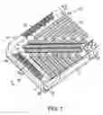 Fig. 02 - Plastic pallet having diagonally corrugated deck