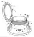 Fig. 01 - Pet dish dispenser with disposable inserts