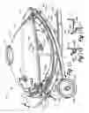 Fig. 16 - Barbecue grill with frame and mounting assembly