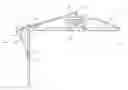 Fig. 01 - Umbrella assembly with tilt adjustment