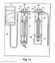 Fig. 10 - Automated means for storing, dispensing and orienting injectable drug vials for a robotic application