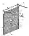 Fig. 02 - Garage door panel construction and hardware