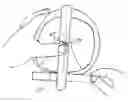 Fig. 01 - Farrier's measuring tool and method for using