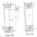 Fig. 13 - Disposable fluid separation device and manifold assembly design with easy change-out feature