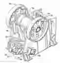 Fig. 01 - Jaw-type rock crusher with toggle plate tension bar