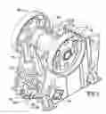 Fig. 04 - Jaw-type rock crusher with toggle plate tension bar