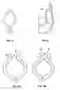 Fig. 03 - Hanger with arms that interlock via three dimensional action