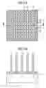 Fig. 13 - Storage capacitor, array of storage capacitors and memory cell array