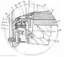 Fig. 01 - Sealing device for roll bearings with compensation for rad