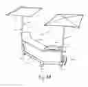 Fig. 41 - Portable bar with portable barbecue