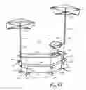 Fig. 43 - Portable bar with portable barbecue