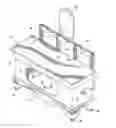 Fig. 01 - Storage chest having interchangeable display/storage panels and means for storing such panels