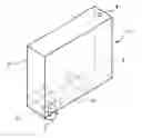 Fig. 01 - Liquid container with bent air bubble trap passage