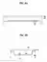 Fig. 07 - Backlight unit with a plurality of lamps each including an LED chip with a protecting lens therefor and a semi-transparent material and reflecting substance on the upper part of the lens