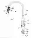 Fig. 02 - Sanitary fitting with a lightguide outflow pipe