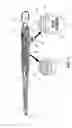 Fig. 03 - Core stopping structure for an electronic clinical thermometer