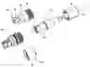 Fig. 01 - Multi-fiber optic receptacle and plug assembly