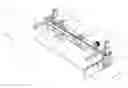 Fig. 01 - Strike-off beam and spreader plow assembly for placer/spreader