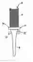 Fig. 01 - Device for supporting a golf ball