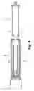 Fig. 09 - Medication dispensing apparatus with triple screw threads for mechanical advantage