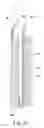 Fig. 10 - Disposable absorbent articles having multiple absorbent core components including replaceable components