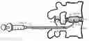 Fig. 01 - Injection device for the invertebral disc