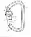 Fig. 01 - Karabiner with locking ring