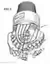 Fig. 03 - Thermally stable polycrystalline diamond cutting elements and bits incorporating the same