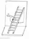 Fig. 01 - Non-self supporting portable ladder angle indicator