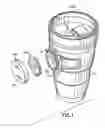 Fig. 02 - Beverage container having a display