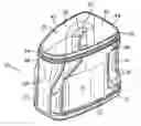 Fig. 01 - Plastic container including a grip feature